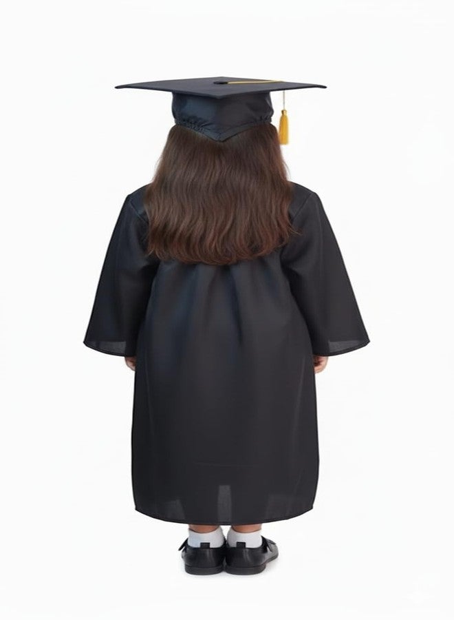 نيك رداء تخرج أسود من نيك كيدز | زي تنكري ليوم التخرج | رداء تخرج للبنات والأولاد (9 سنوات) - Image 2